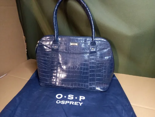 OSPREY NAVY SHOULDER CROC BAG