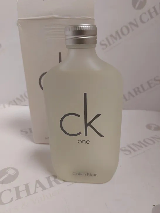 BOXED CALVIN KLEIN CK ONE EAU DE TOILETTE 200ML