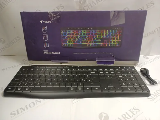 BOXED TECURS WK007 WIRELESS KEYBOARD 