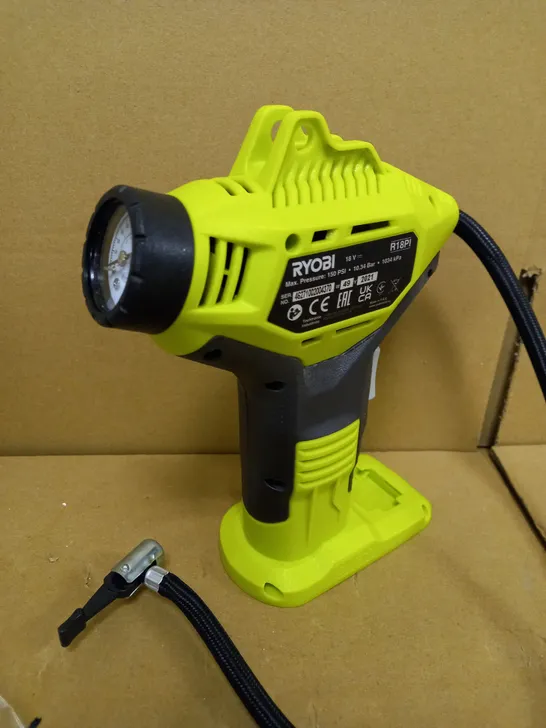 RYOBI R18PI CORDLESS HIGH PRESSURE INFLATOR