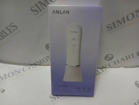 BOXED AND SEALED ANLAN CLEANING ULTRASONIC SKIN SCRUBBER