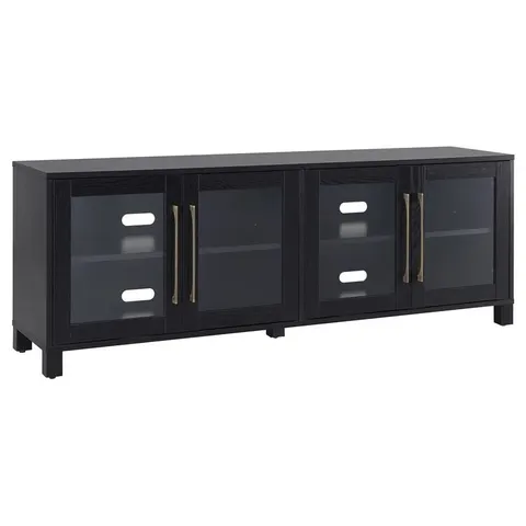 BOXED DESIGNER AMBRIDGE TV STAND BLACK GRAIN FINISH FOR UPTO 80" TV