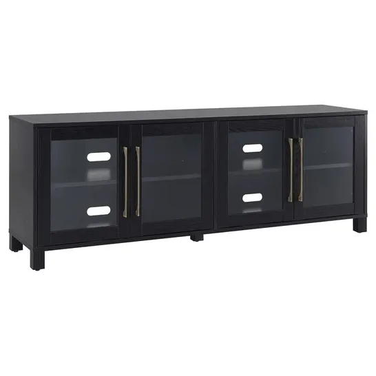 BOXED DESIGNER AMBRIDGE TV STAND BLACK GRAIN FINISH FOR UPTO 80" TV