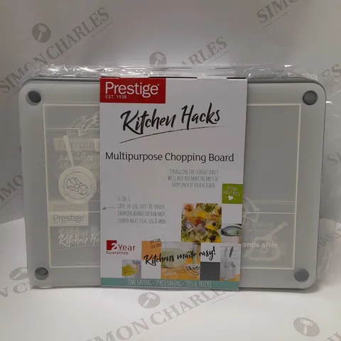 BRAND NEW PRESTIGE KITCHEN HACKS MULTIPURPOSE CHOPPING BOARD