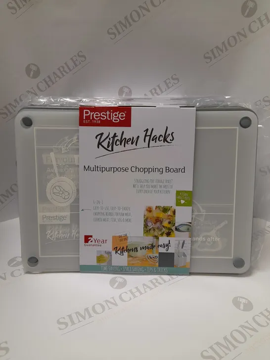 BRAND NEW PRESTIGE KITCHEN HACKS MULTIPURPOSE CHOPPING BOARD