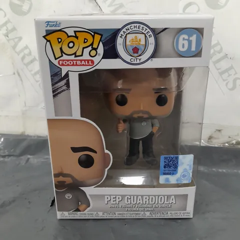 BOXED FUNKO POP FOOTBALL MANCHESTER CITY 61 PEP GUARDIOLA VINYL FIGURE