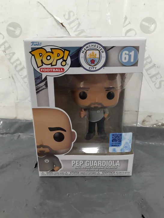 BOXED FUNKO POP FOOTBALL MANCHESTER CITY 61 PEP GUARDIOLA VINYL FIGURE