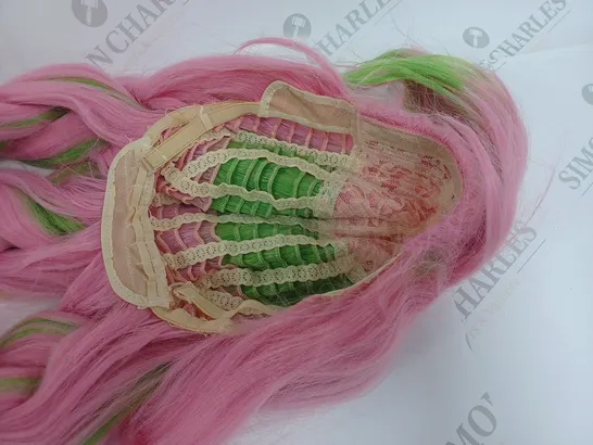 PINK/GREEN WIG