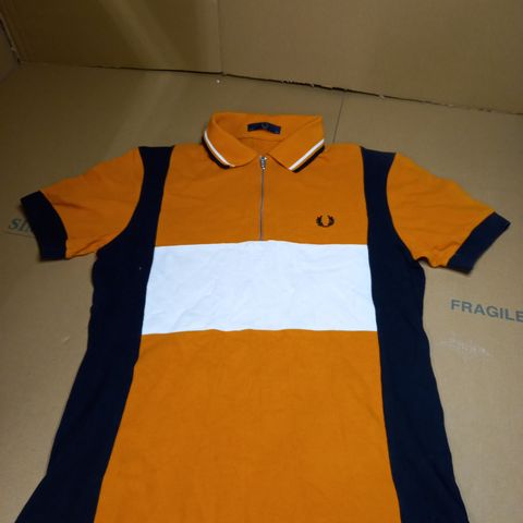 FRED PERRY ZIP POLO SHIRT SIZE UNSPECIFIED