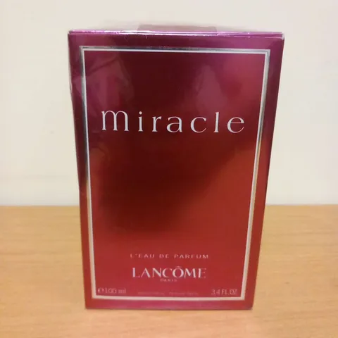 BOXED AND SEALED MIRACLE L'EAU DE PARFUM LANCOME 100ML