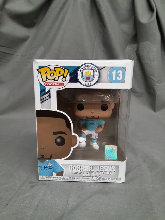 POP! FOOTBALL - MANCHESTER CITY FC - GABRIEL JESUS VINYL FIGURE - 13