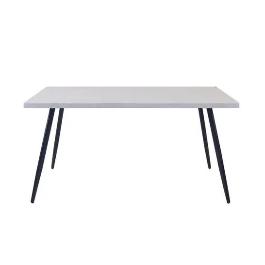 BOXED ZURI CONCRETE EFFECT RECTANGULAR DINING TABLE (1 BOX)