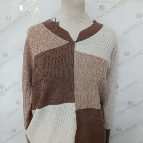 APPROXIMATELY 10 ASSORTED CLOTHING ITEMS TO INCLUDE RUTH LANGFORD CARDIGAN SIZE M, FRANK USHER DRESS SIZE M, WYNNE SWEATER SIZE L, KIM&CO SLEEVELESS TOP SIZE L