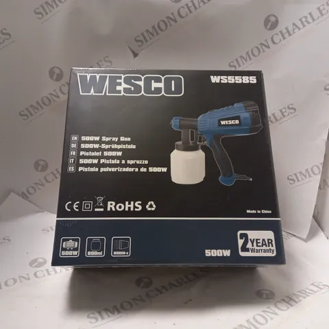 SEALED BOXED WESCO 500W SPRAY GUN WS5585