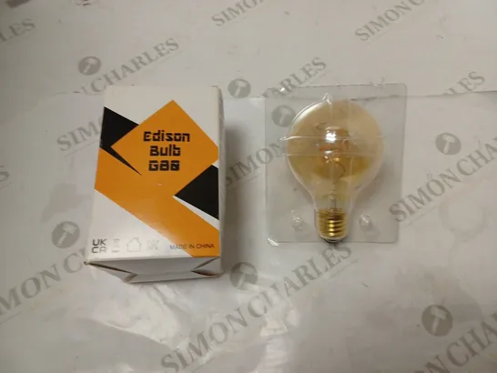 BOXED EDISON BULB G80 WITH INSTRUCTIONS