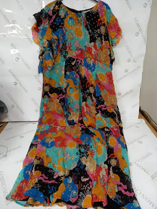 NEVER FULLY DRESSED LUNAR TREASURE MAXI DRESS - UK 24