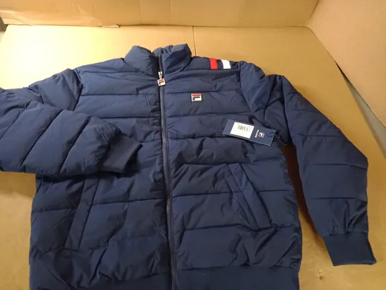 FILA PUFFER JACKET IN NAVY - UK L