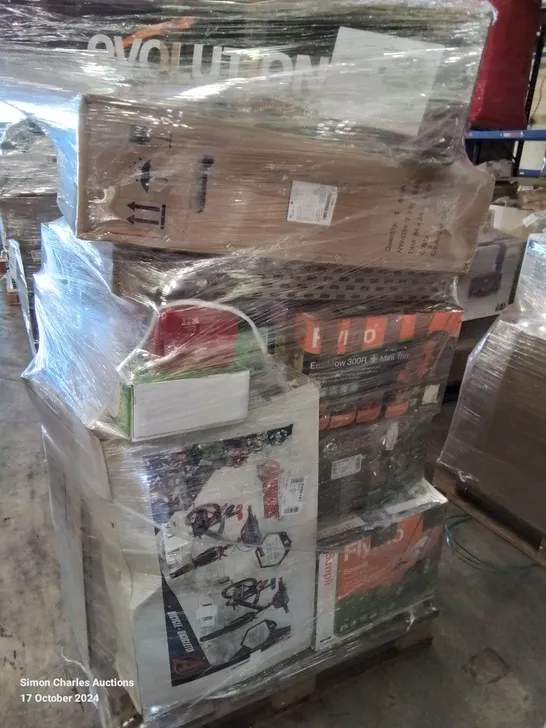 PALLET OF APPROXIMATELY 18 UNPROCESSED RAW RETURN HOUSEHOLD AND ELECTRICAL GOODS TO INCLUDE;