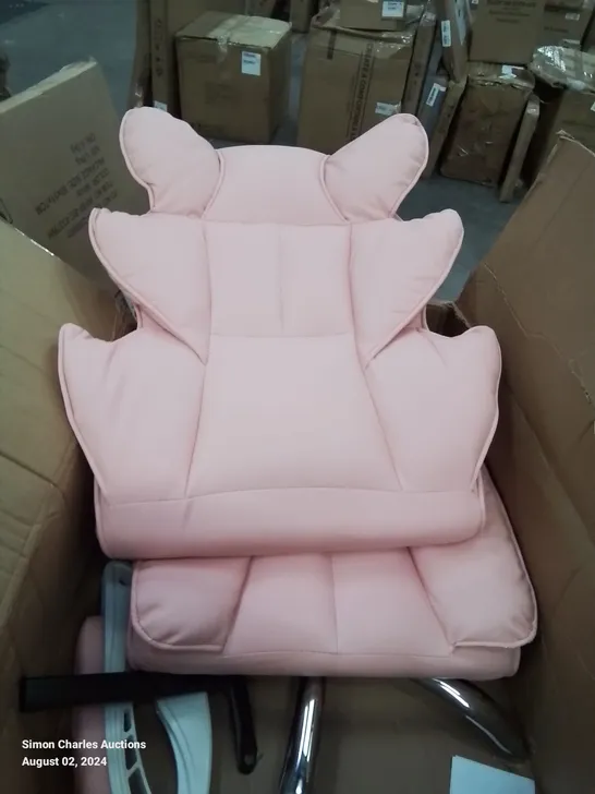 BOXED GAMING/OFFICE CHAIR IN PINK