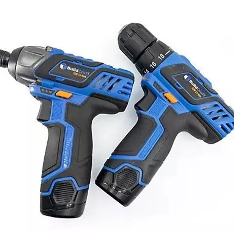 OUTLET BUILDCRAFT 12V DRILL & IMPACT DRIVER