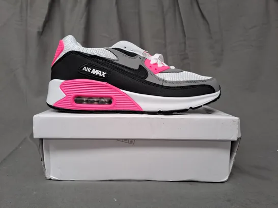 BOXED PAIR OF AIR MAX IN PINK/BLACK/GREY UK SIZE 5