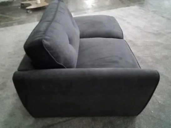 QUALITY DESIGNER LHF SOFA SECTION - CHARCOAL FABRIC 