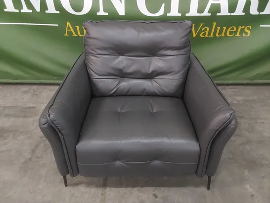 QUALITY DESIGNER ITALIAN MADE BOLZANO ELECTRIC RECLINER LEATHER UPHOLSTERED CHAIR 