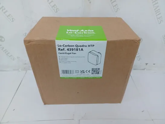 BOXED AND SEALED LO-CARBON QUADRA HTP CENTRIFUGAL FAN - 439181A