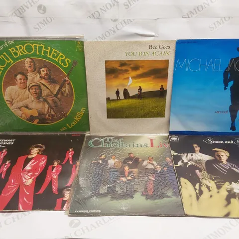 APPROXIMATELY 10 X ASSORTED MUSIC VINYLS - ARTISTS VARY 