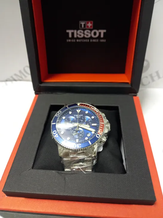 BOXED TISSOT SEASTAR 1000 QUARTZ CHRONOGRAPH WATCH 