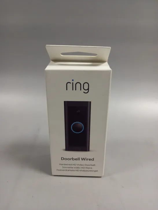 BOXED SEALED RING HD VIDEO WIRED DOORBELL 