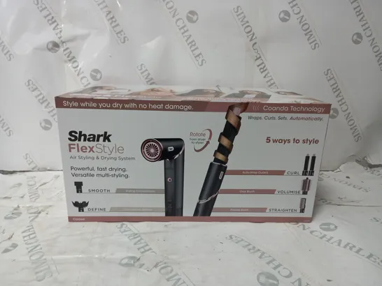 BOXED SHARK FLEXSTYLE HAIR STYLER AND DRYER 