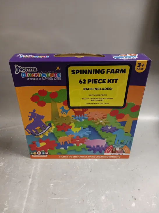 6 X BOXED NORMA DIVERTIMENTE SPINNING FARM 62 PIECE KITS 