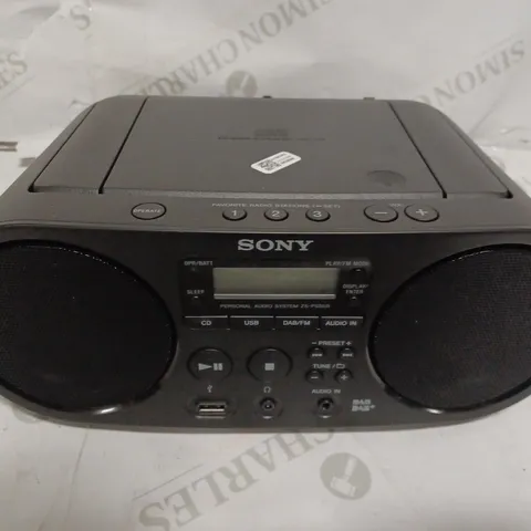 SONY PERSONAL AUDIO SYSTEM MODEL: ZS-PS55B