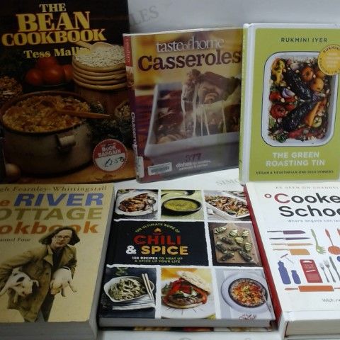 LOT OF 6 ASSORTED COOK BOOKS 