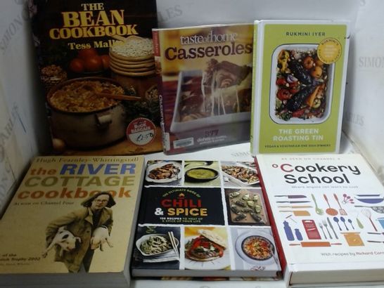 LOT OF 6 ASSORTED COOK BOOKS 
