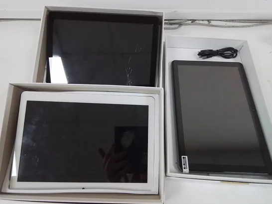 LOT OF 3 10" ANDROID TABLETS