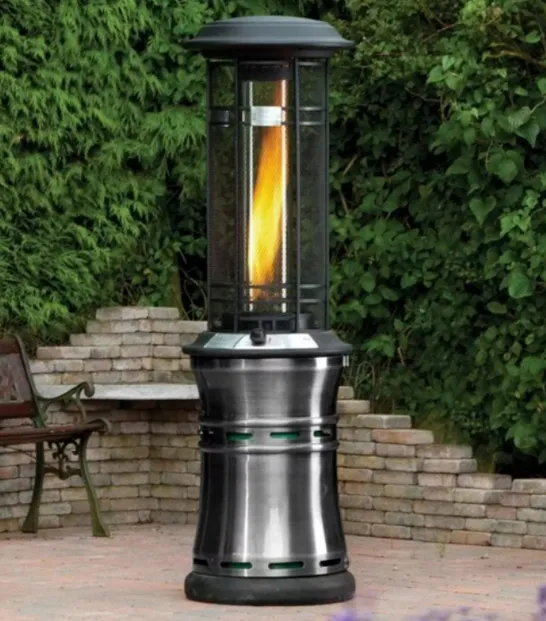 BRAND NEW BOXED AVORA SANTORINI INFERNO REAL FLAME GAS PATIO HEATER RRP £604.99
