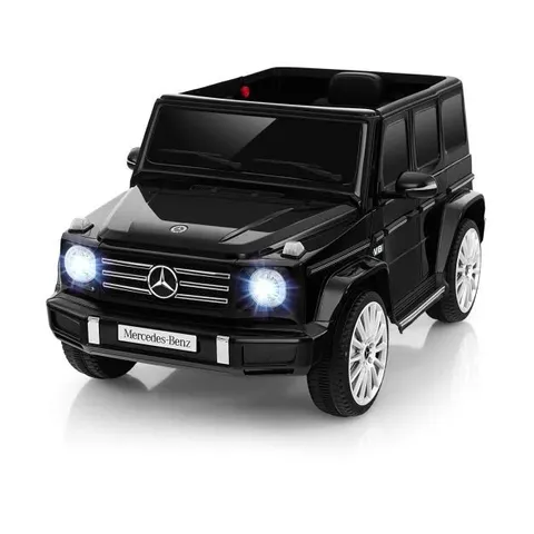 BOXED COSTWAY 12V LICENSED MERCEDES-BENZ KIDS RIDE-ON CAR WITH REMOTE CONTROL - BLACK