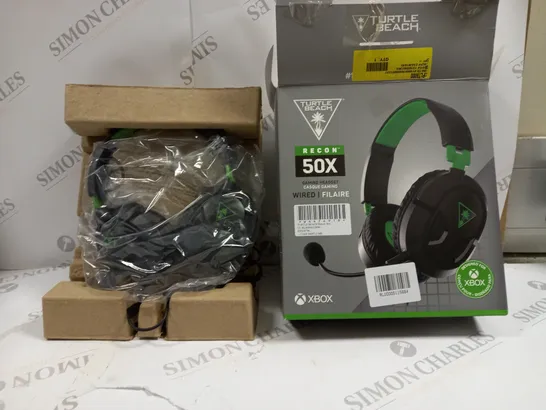 TURTLE BEACH RECON 50X WIRED GAMING HEADSET DESIGNED FOR XBOX 