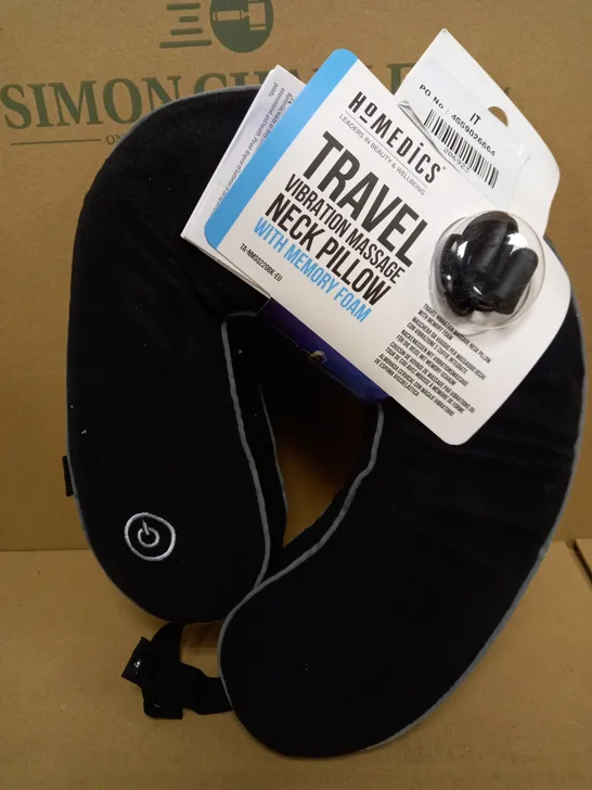 HOMEDICS TRAVEL VIBRATION NECK PILLOW