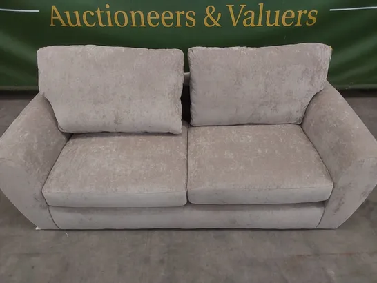 DESIGNER SHAY 3 SEATER FABRIC UPHOLSTERED SOFA