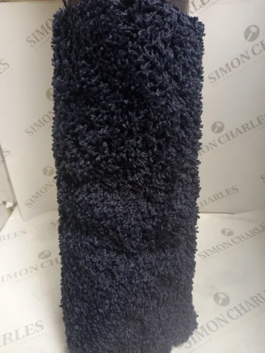 MUDDLE WASHABLE SHAGGY RUG NAVY