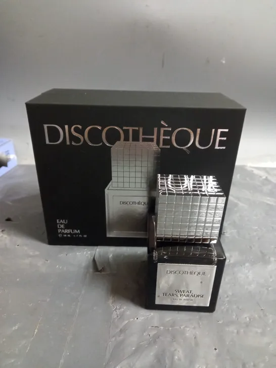 BOXED DISCOTHEQUE "SWEAT, TEARS, PARADISE" EAU DE PARFUM 50ML