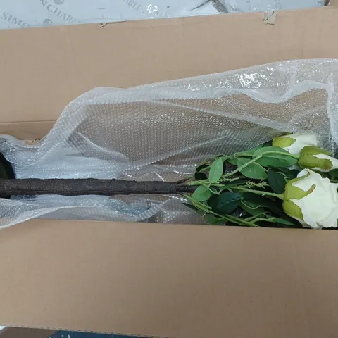 BOXED ARTIFICIAL ROSE PLANT 