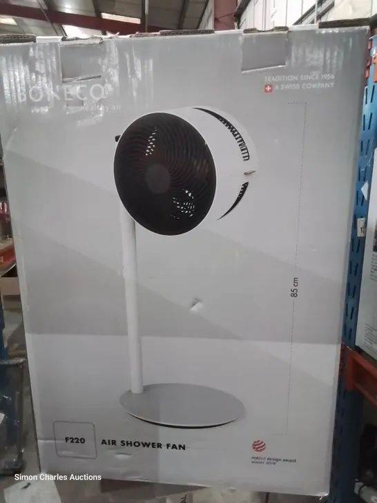 BOXED BONECO F220 PEDESTAL AIR SHOWERING FAN