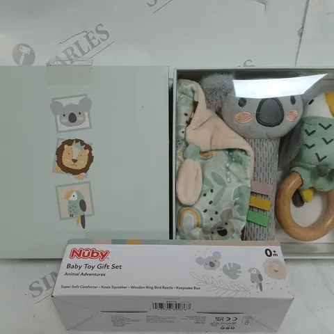 NUBY ANIMAL ADVENTURES BABY GIFT SET 