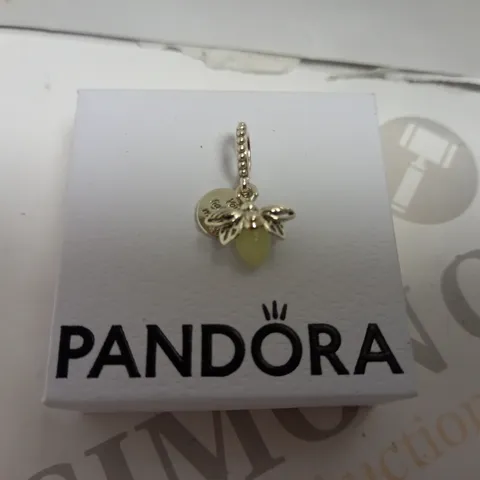 BOXED PANDORA SILVER `YOU LIGHT UP MY LIFE1 GLOWORM CHARM