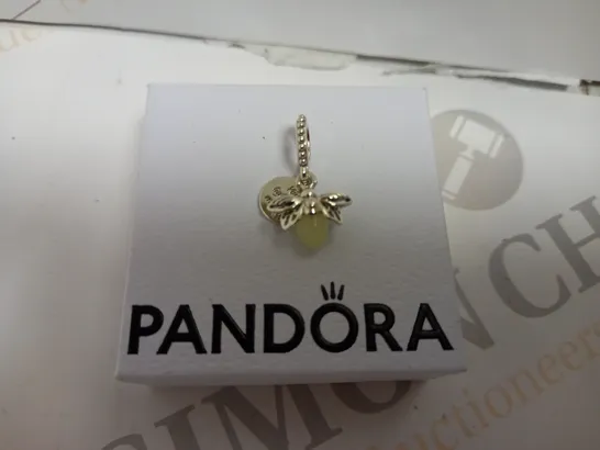 BOXED PANDORA SILVER `YOU LIGHT UP MY LIFE1 GLOWORM CHARM