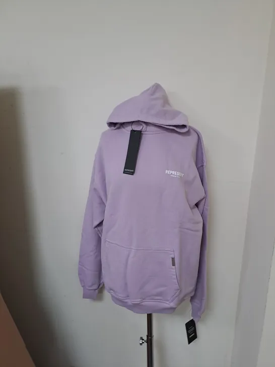 REPRESENT OWNERS CLUB HOODIE LILAC PASTEL - MEDIUM